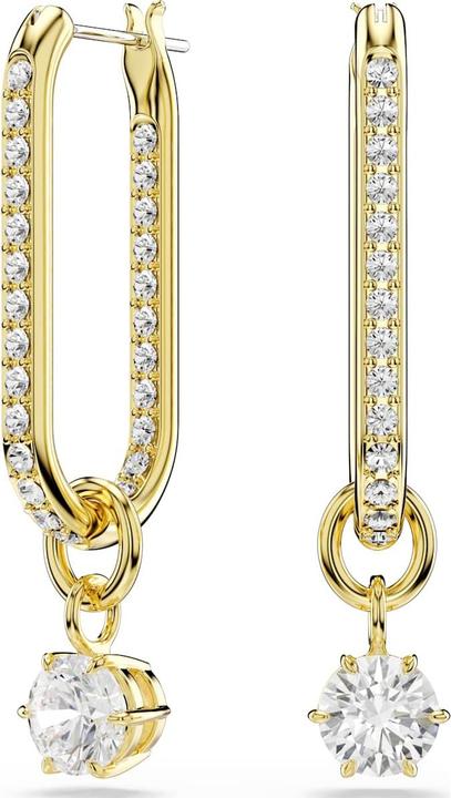 Immagine prodotto Swarovski Constella Drop Ohrhänger Rundschliff Weiss Goldlegierungsschicht