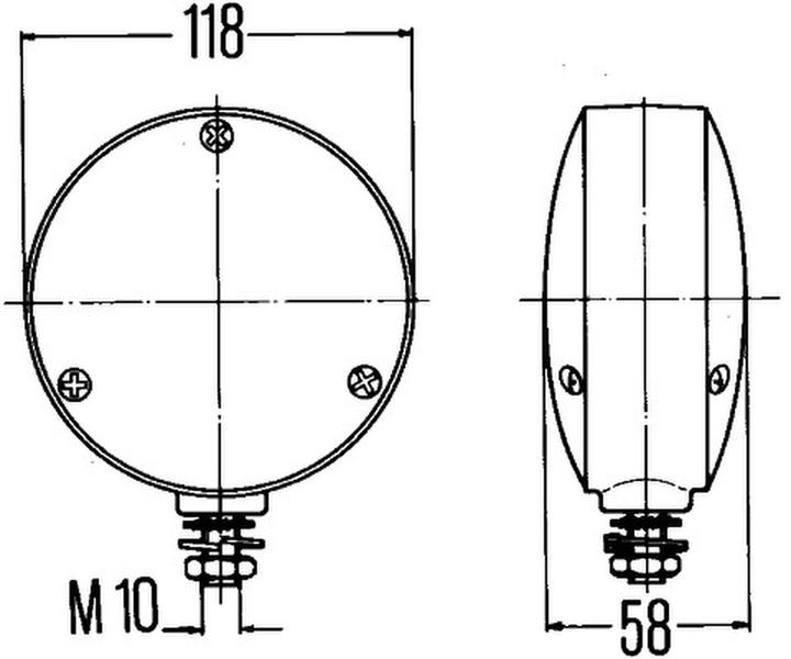 Produktbild Hella Blinklicht Halogen für AEBI AUDI BMW DAF FORD MACK MAN OPEL SAAB SCANIA
