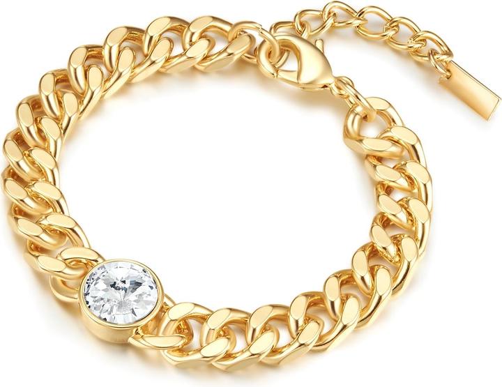 Lulu & Jane Damen Armband Metall - 35348 (20.50 cm, Metall-Legierung)