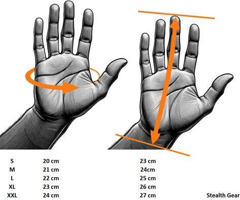 Actual product image Stealth Gear Gloves size XXL (XXL)