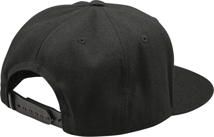 Produktbild Troy Lee Designs Flat Bill Snapback Cap, Signature, black/black, one size (One Size)