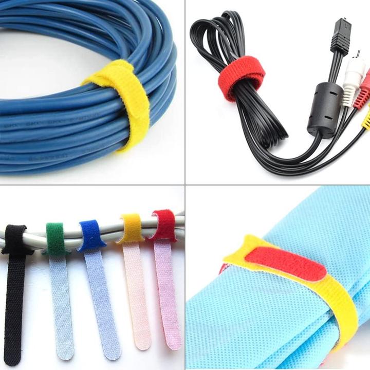 Image du produit Techly 109528 (Serre-câbles velcro, 12 mm, 10 pcs)