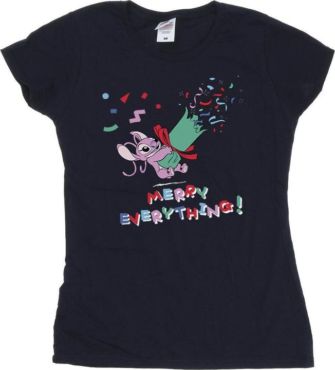 Disney Lilo And Stitch Angel Merry Everything TShirt (L)