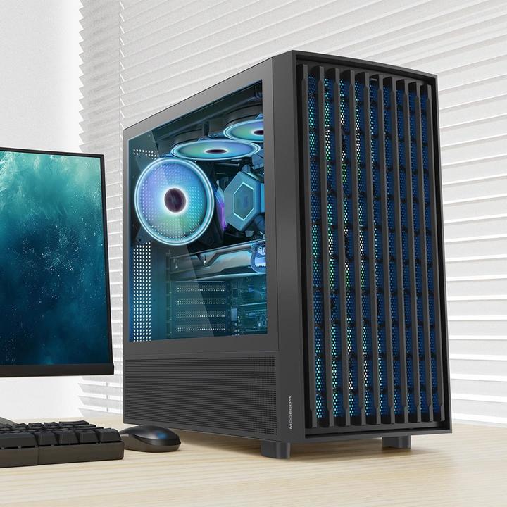 Produktbild Modecom Breeze ARGB Flow czarna (ATX, mATX, Mini-ITX)