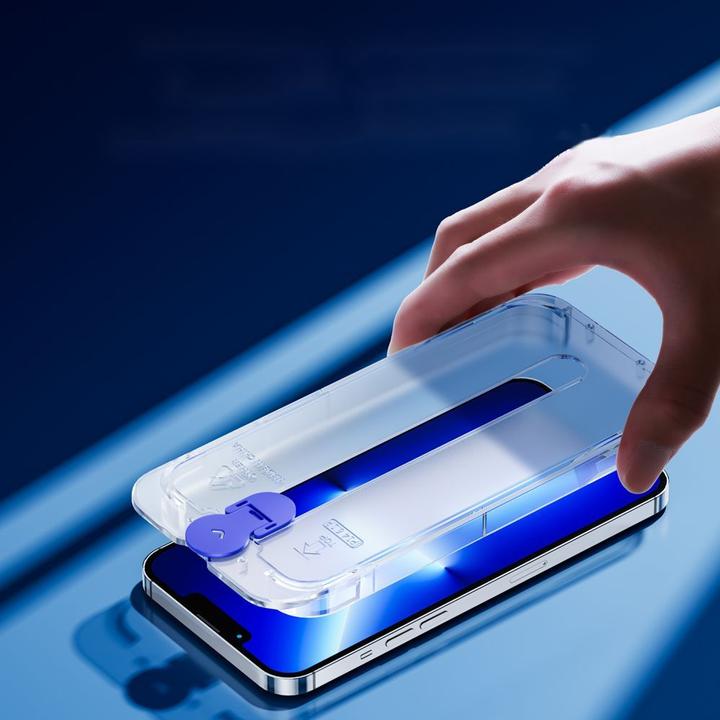 Actual product image Joyroom Easy Fit JR-H11 full screen tempered glass for Apple iPhone 14 Plus 6.7 " (1 Piece, Apple iPhone 14 Plus)