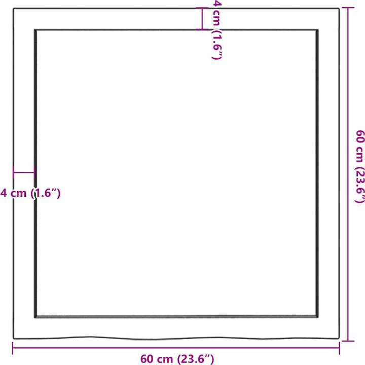 Actual product image VidaXL Emerald (60 x 6 x 60 cm)