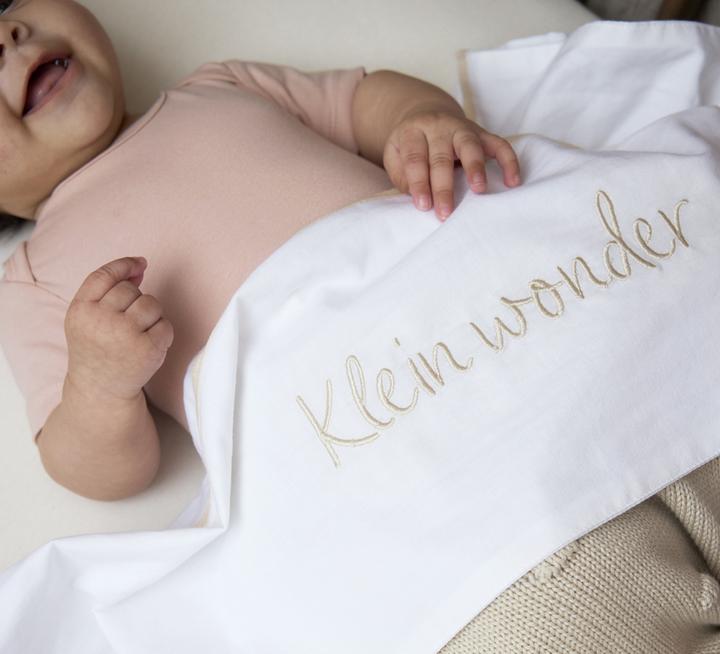 Produktbild Meyco Klein Wonder bettlaken wiege (75 x 100 cm)