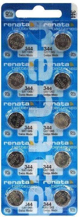 Produktbild Renata 344 / SR1136SW - 10 Knopfzellen (10 Stk., SR42, 105 mAh)