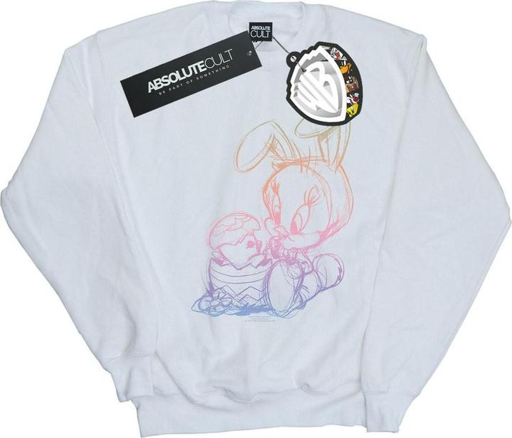 Produktbild Looney Tunes Tweety Pie Easter Egg Sketch Sweatshirt (L)