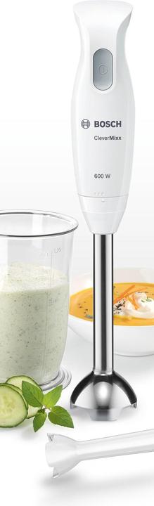 Actual product image Bosch Hausgeräte Hand Blender MSM26130 CleverMixx 600 W, Number of speeds 1, White/Grey