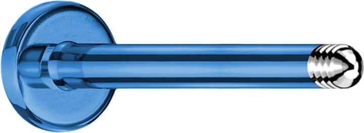 Produktbild Star Piercing Micro Labret-Stab dunkelblau (Titan G23, ohne Messing)