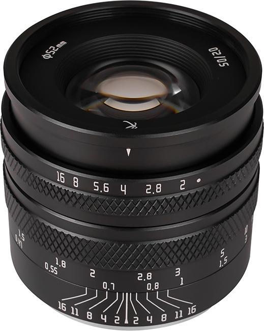 Actual product image AstrHori Full Frame 50mm F2.0 with Leica/Panasonic/Sigma L mount (black) (Leica L)