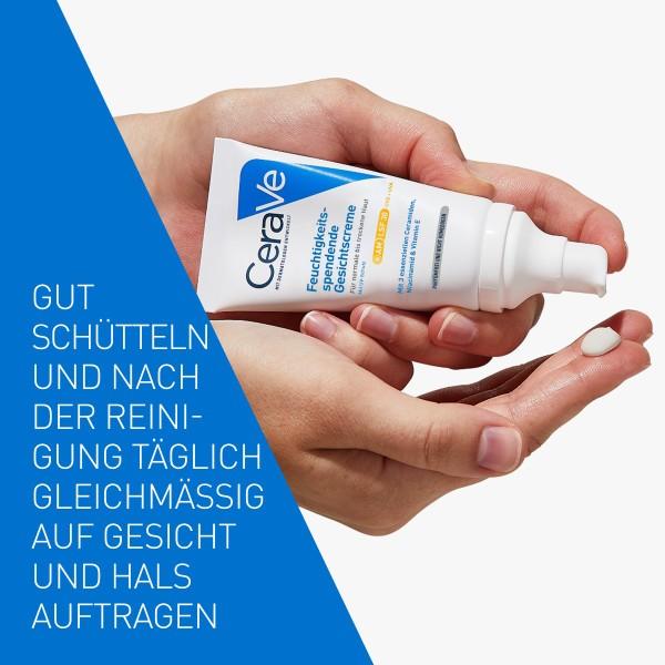 Actual product image CeraVe Moisturising Face Cream (52 ml, Day cream, SPF 30)