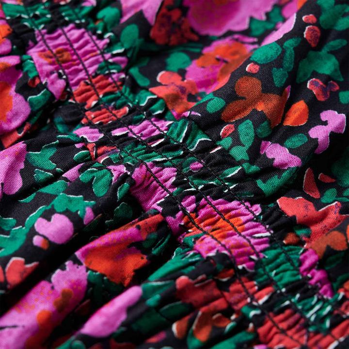 Produktbild VidaXL Kinderkleid mit Langen Ärmeln Knallrosa 92,Material: 95 (92)