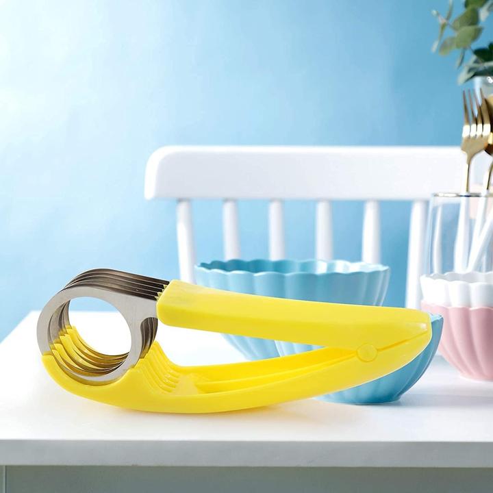 Actual product image ASMI Stainless steel banana slicer, fruit slicer, vegetable slicer