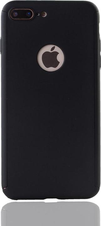 Produktbild König Design Schutz Handy Hülle für Apple iPhone 7 Plus Full Case Cover Displayschutz Schwarz (Apple iPhone 7 Plus)