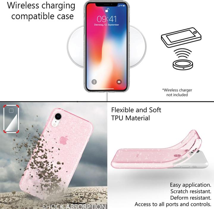 Immagine prodotto Nalia Custodia per cellulare Glitter (Apple iPhone XR)