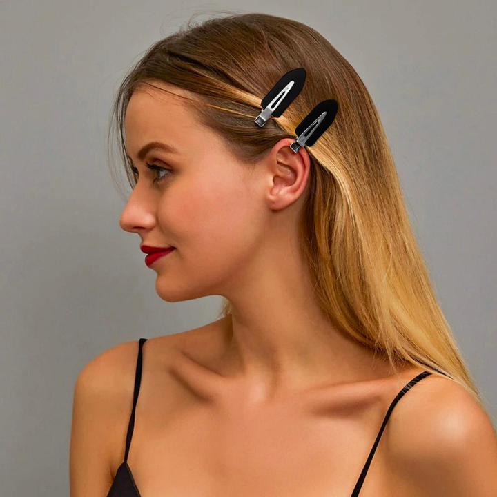 Image du produit JTI 10x pinces à cheveux professionnelles - Noir (10 pcs)