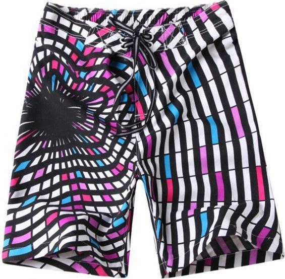 Hermex Stylische Surfer Badehose Badeshorts Short Hose / Grösse M (M)