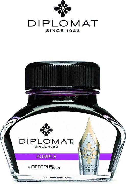 Produktbild Diplomat als Atrament-Diplom Octopus 30 ml Glas lila (Nachfülleinheit, Violett)