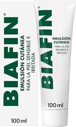 Energie-Label Johnson & Johnson BIAFIN Hautemulsion für empfindliche und gereizte Haut 100ml (Körpercreme, 100 ml)