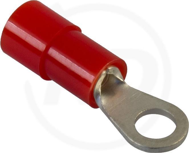 Goldline Eyelet red 0.5 - 1.0 mm / 6 mm 100 pieces