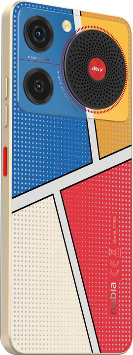 Produktbild ZTE Nubia Music Pop Art (128 GB, Mehrfarbig, 6.60", Dual SIM, 50 Mpx, 4G)