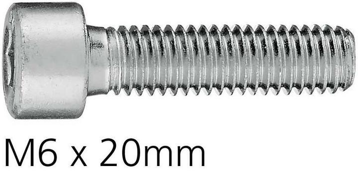 Produktbild BRW Zylinderschraube M6 x 20 mit I-6kt 25er-Pack (25 Schrauben pro Stück)