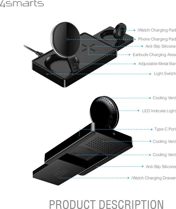 Immagine prodotto 4smarts UltiMag Trident (15 W)