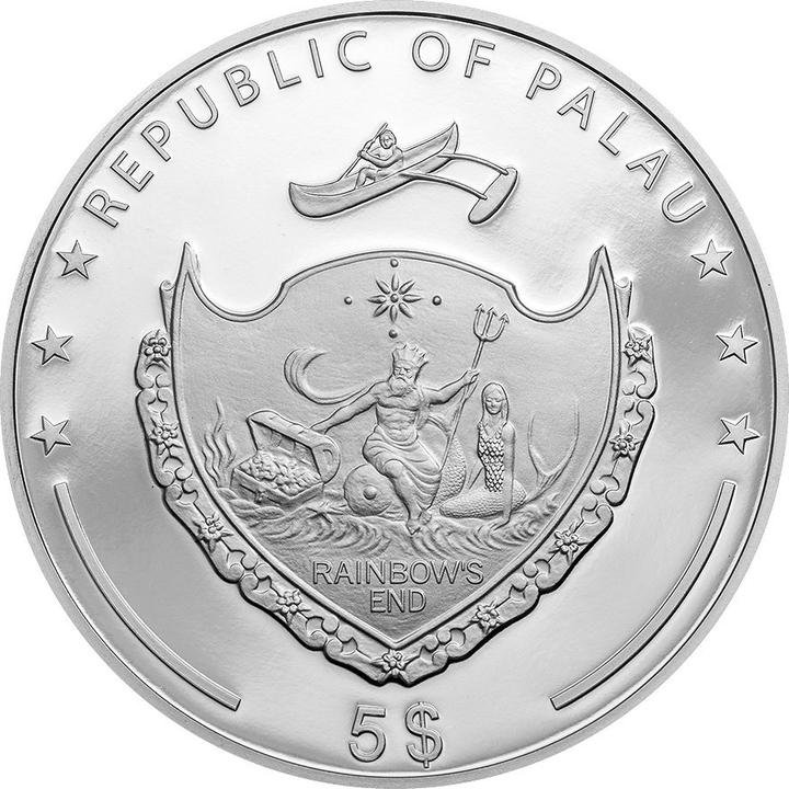 Actual product image CIT Coin Invest Silber Hand of Hamsa 1 oz - Glossy Coating (999, 2021)