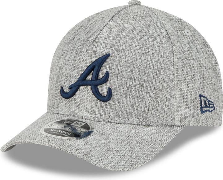 Actual product image New Era 9Forty M-Crown Cap - Weave Atlanta Braves Grau