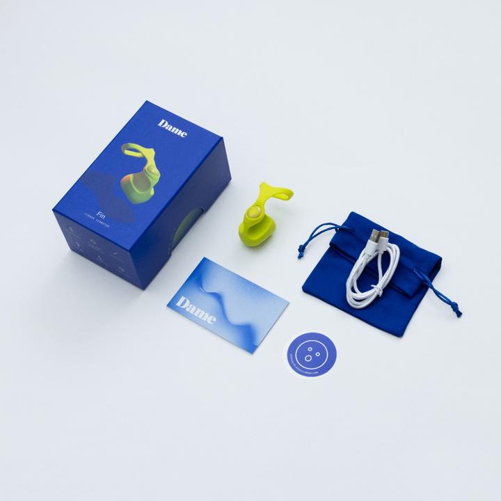 Image du produit Dame Products Fin Finger Vibrator Citrus