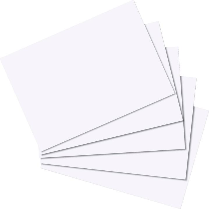 Produktbild Herlitz Karteikarten (A7, 170 g/m², 100 x)