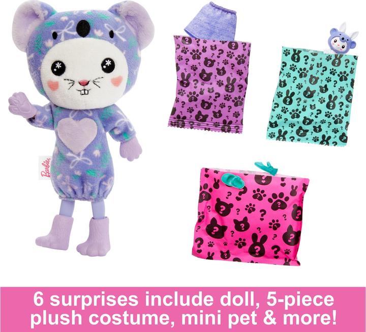Actual product image Barbie Cutie Reveal Chelsea Costume Cuties Series - Bunny in Koala