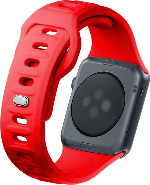 Produktbild 3MK Silicone Watch Strap czerwony/red dla Apple Watch 42/44/45/49mm (Edelstahl, Silikon)