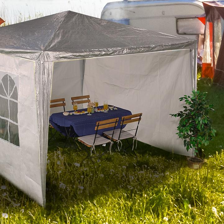 Produktbild Relaxdays 3x Pavillon-Seitenwand (10 cm, 300 cm)