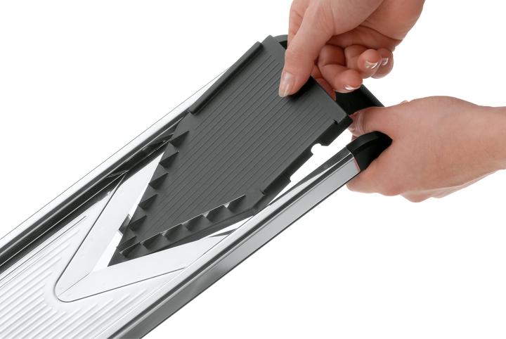 Produktbild WMF Gemüsehobel Fingerschutz 37x12,5cm Top Tools Edelstahl Box für Einsätze