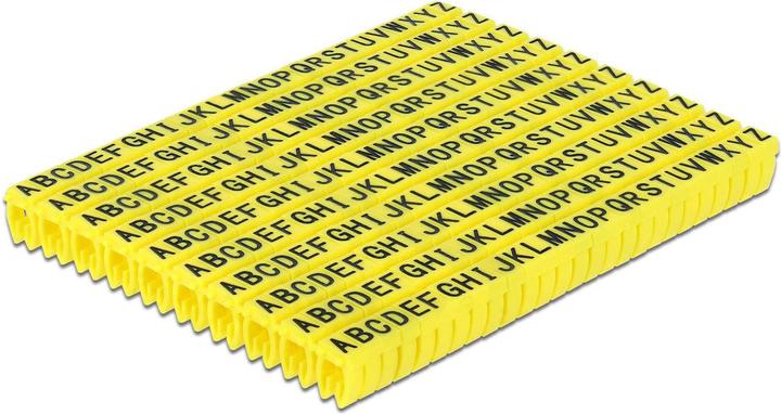Immagine prodotto Delock Clip di identificazione dei cavi A-Z giallo, 10x 26 pezzi