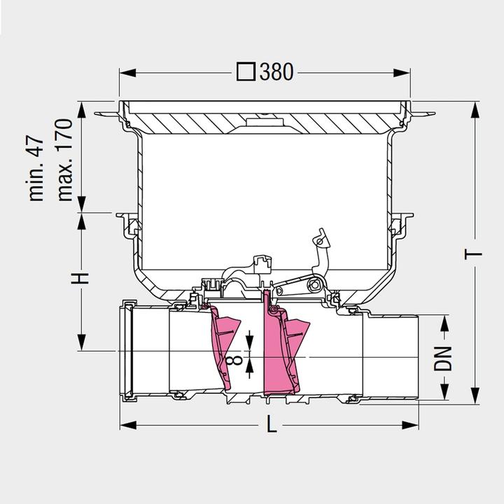 Produktbild Kessel 770090.10X Rückstaudoppelverschluss Staufix