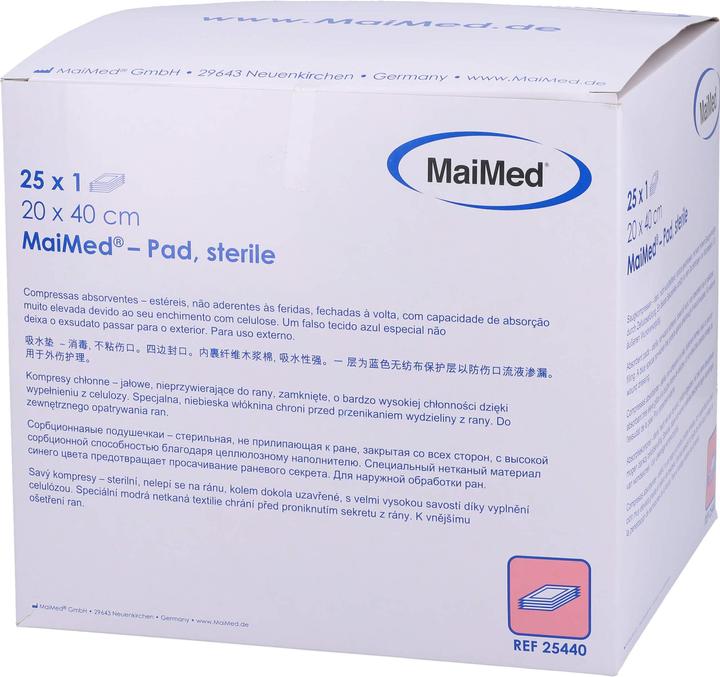 Actual product image MaiMed Pad absorbent compresses sterile
