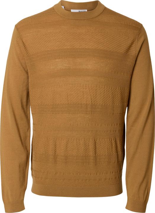 Selected Homme 100% Merinowoll Pullover mit Rundhalsausschnitt