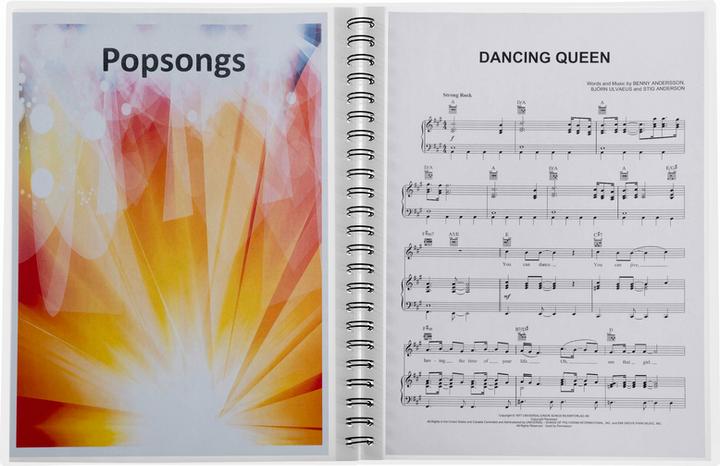 Actual product image Kolma A4 spiral notebook with 20 pockets colourless (A4, 1 x)
