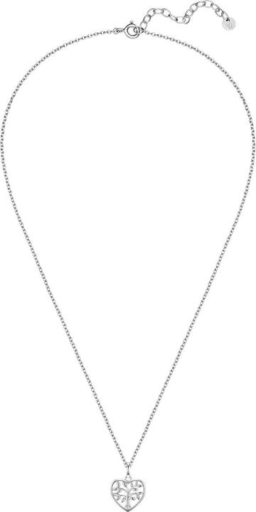 Immagine prodotto Glanzstücke München Donna Albero della Vita in argento sterling con diamanti coltivati in laboratorio Catena base da (Argento, 40 - 45 cm)