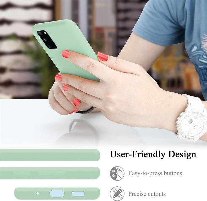 Immagine prodotto Cadorabo Copertura della cassa del silicone liquido TPU (Samsung Galaxy S20+)