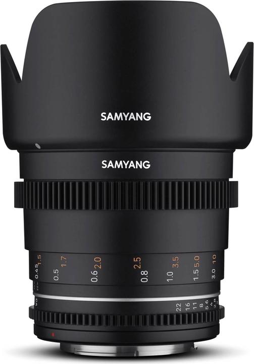 Actual product image Samyang MF 50mm T1.5 VDSLR MK2 Canon RF (Canon RF, Micro Four Thirds, APS-C / DX, full size)
