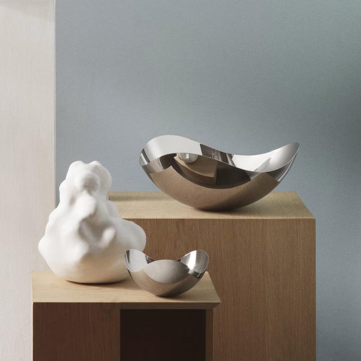 Produktbild Georg Jensen Bloom Mirror Schale small (Ø 26 x 11 cm)