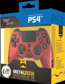 Actual product image Steelplay Slim Pack Wireless Controller Ruby Red Multi (PS4, PC)