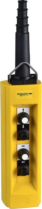 Image du produit Schneider Electric Boîte à boutons suspendue XAC-B, 4 boutons-poussoirs XACB493