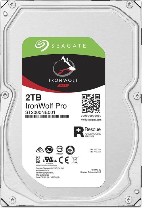 Produktbild Seagate IronWolf Pro (2 TB, 3.5", CMR)