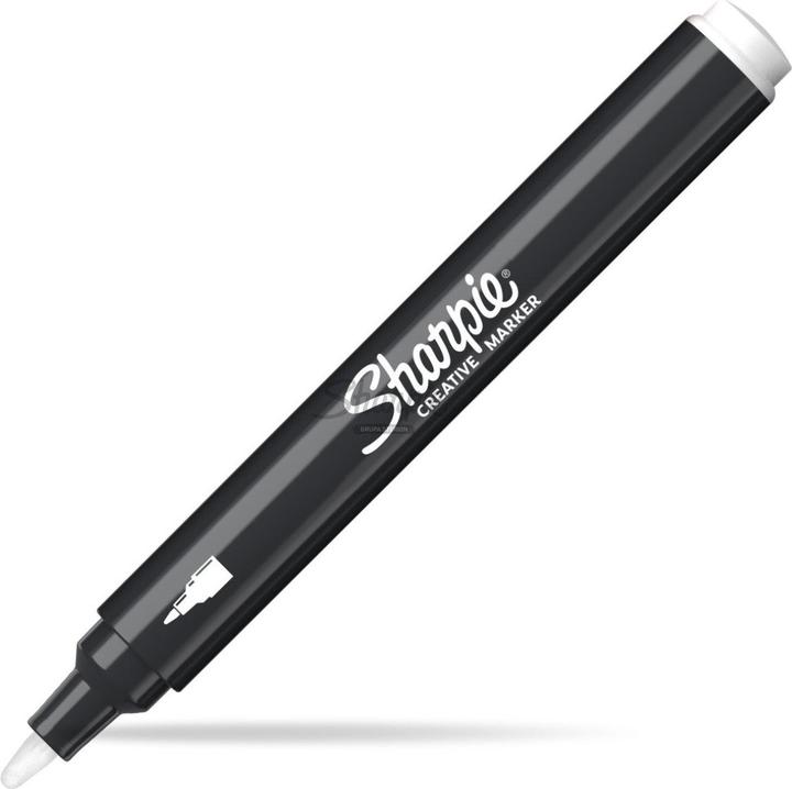 Actual product image Sharpie Creative Akryl Paint Marker | Bullet spids | Hvid | 6 stk (White, 6 x)